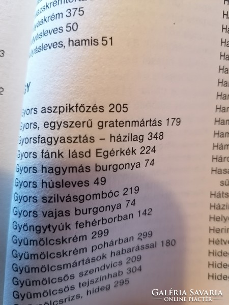Horváth Ilona: Szakácskönyv VII. kiadás  2001.
