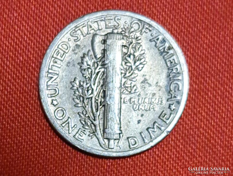 1939. USA ezüst 1 dime (62)