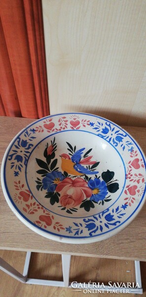 Régi antik apátfalvi madaras tányér