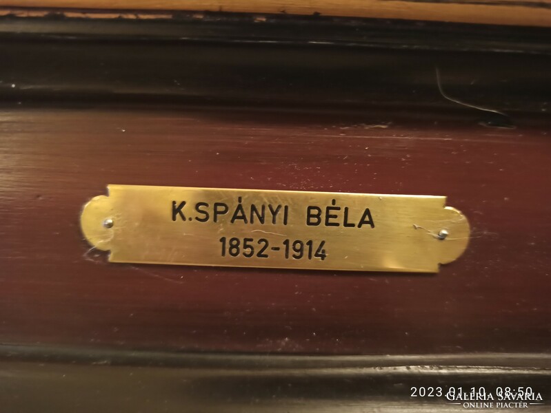 K. Béla Spányi oil, cardboard 10x12cm