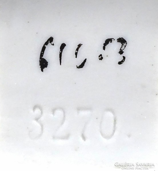 1M335 Antik Ferenc Ferdinánd biszkvit porcelán mellszobor 11 cm