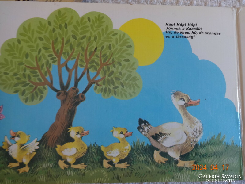 Lőrinc Szabó: village concert - hardcover old storybook with drawings by Zsuzsa Füzesi