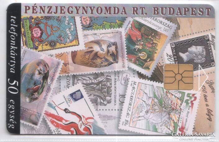 Hungarian telephone card 1220 1998 banknote gem 1 50,000 Pcs.