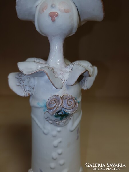 Esther Zákány ceramic lady bell