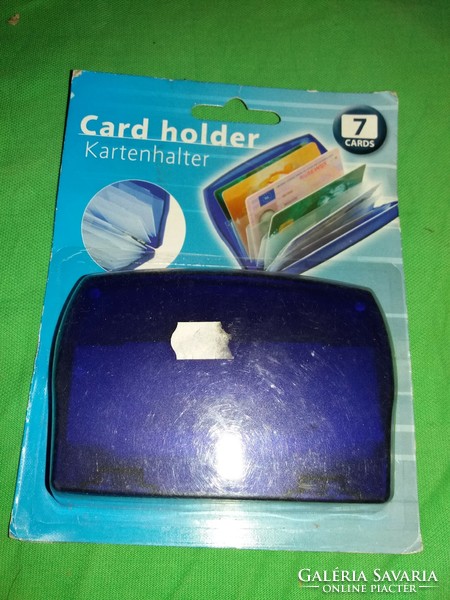 Retro plastics, bank and business cards, other plastic card holder case, unopened, unused, according to pictures