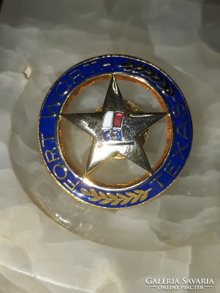 Texas - fort worth - American, fire enamel pin