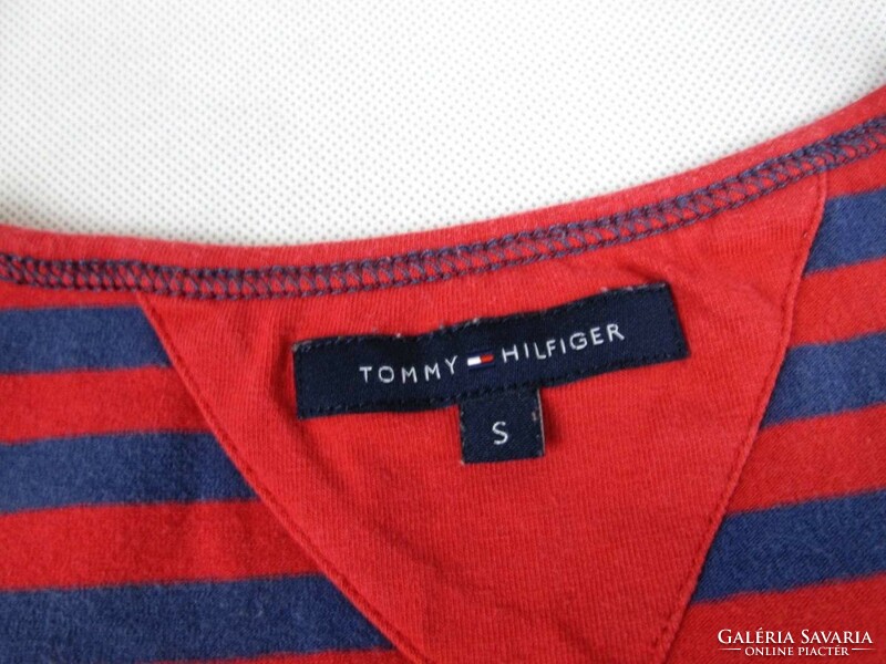 Original tommy hilfiger (s) sporty short-sleeved women's t-shirt elastic top