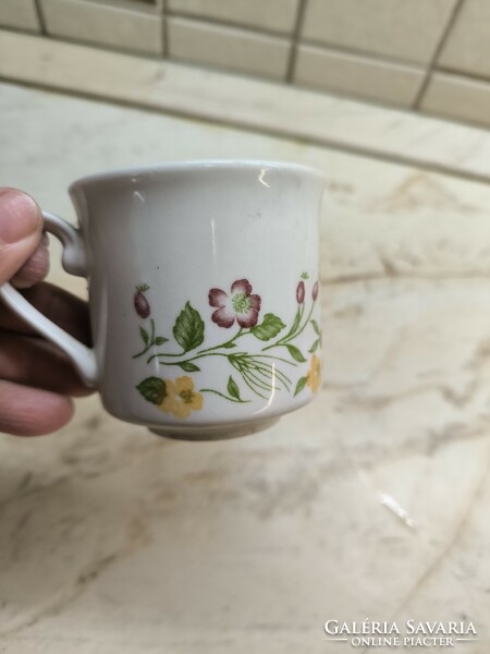 English ceramic floral cup, mug, glass for sale!