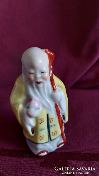 Kínai porcelán figura,keleti bölcs