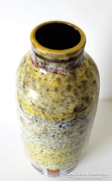 János Majoros /1928-2021/, modernist ceramic vase, 1960s