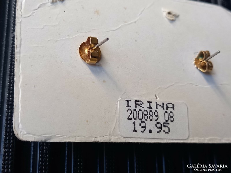Midcentury vintage clips, pair of earrings