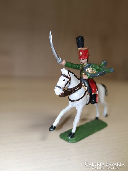 Painted hussar lead soldier