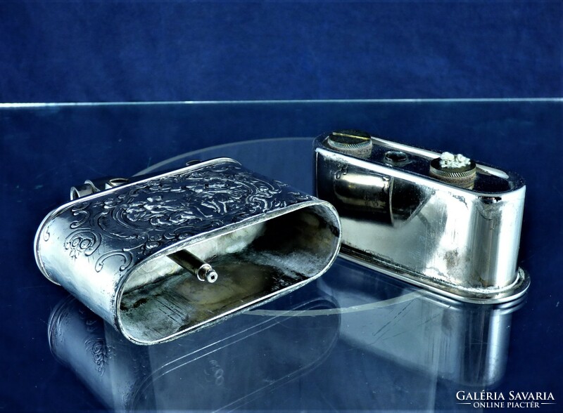 Curio, antique silver lighter, German, ca. 1890!!!