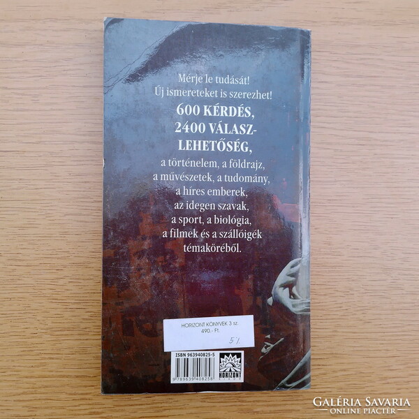 Zoltán Grósz - literacy test book (new, 600 questions)