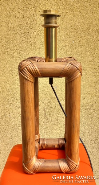 Vintage 90 cm bamboo lamp with copper negotiable design