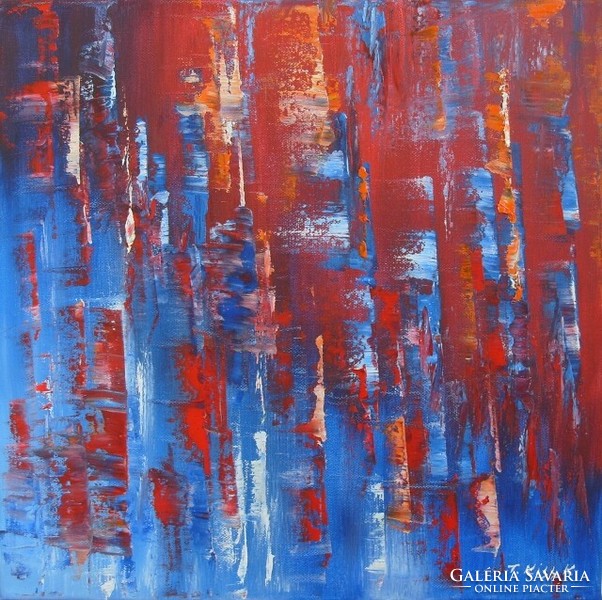 Abstract painting, 40x40 cm