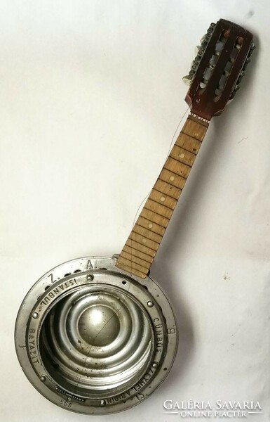 Rare 8 string banjo Turkey 1960s.
