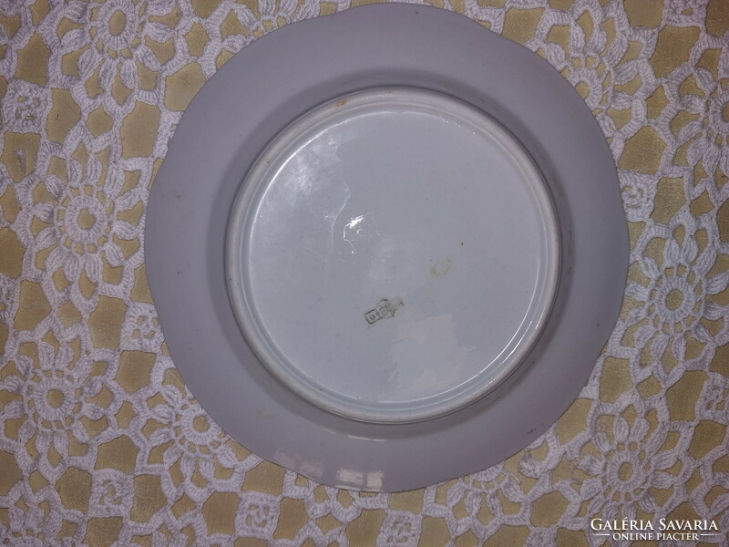 Zsolnay porcelain, beautiful flower cake plate, 1pc