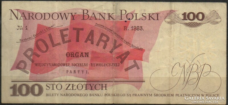 D - 224 -  Külföldi bankjegyek:  Lengyelország 1974  100 zloty