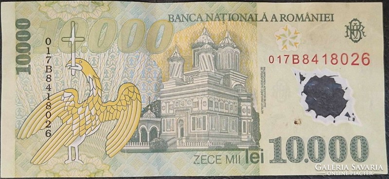 Románia 10 000 Lej, 2000.