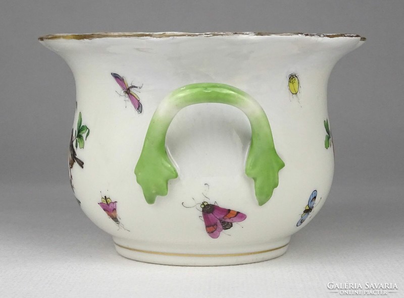 1Q338 Herend porcelain bowl with antique Rothschild pattern
