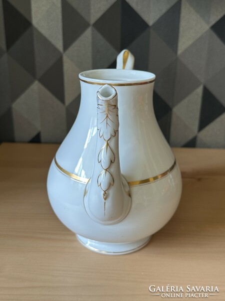 Baroque porcelain teapot. Zsolnay?