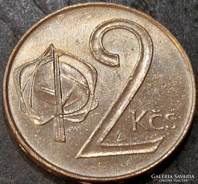 Csehszlovákia 2 korona, 1991