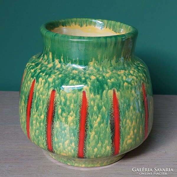Péter Ferenc retro ceramic vase