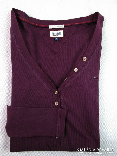 Original tommy hilfiger (xs / s) long sleeve women's light elastic top
