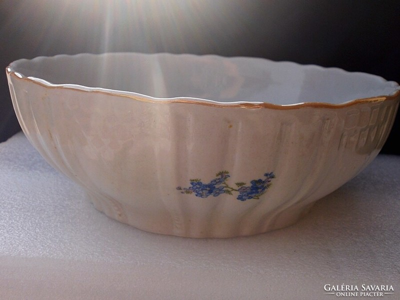 Zsolnay forget-me-not bowl 24.5 cm