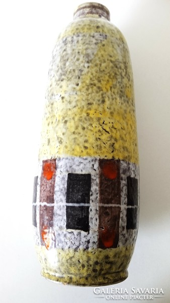 János Majoros /1928-2021/, modernist ceramic vase, 1960s