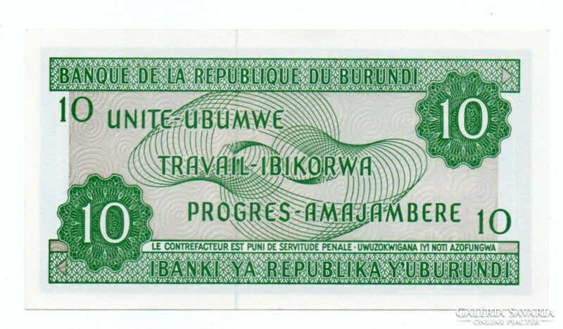 10    Francs   2007   Burundi