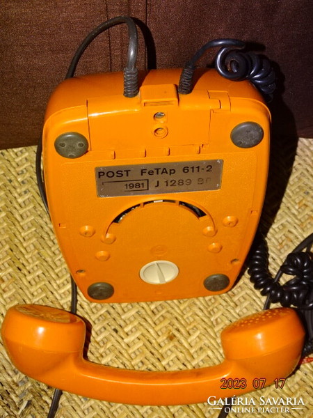 Retro orange (rare!!!) Telephone from 1981