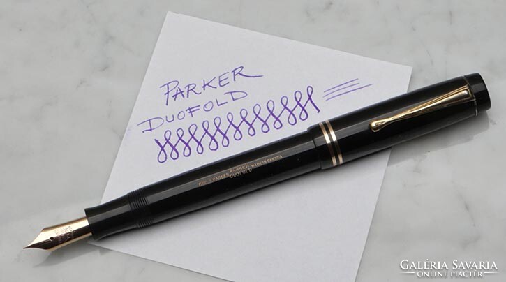 1929 14k gold nib parker duofold fountain pen in perfect condition for everyday use