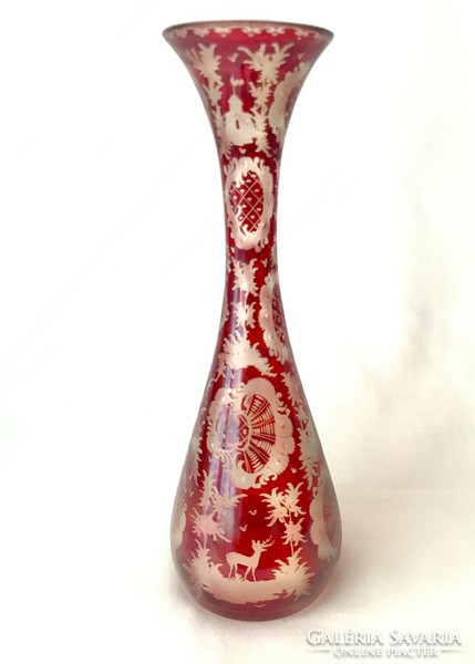 Hibátlan antik Egermann váza