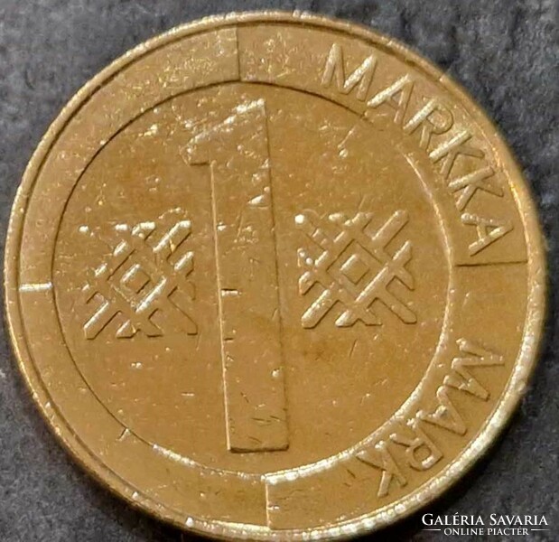 Finland 1 mark, 1996