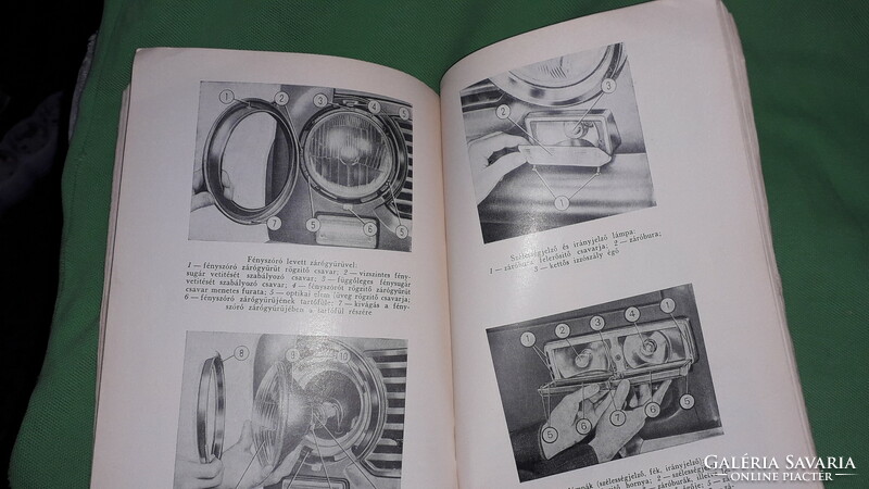 1965. VAZ-2101, 2102 személygépkocsik használati és kezelési utasítása  könyv képek szerint