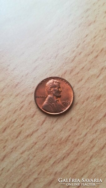US 1 cent 1963