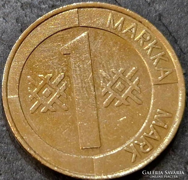 Finland 1 mark, 1993