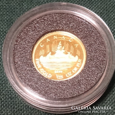 Canada 50 Cents 2005 1/25 Oz 9999 Gold Arany proof eredeti kapszulában