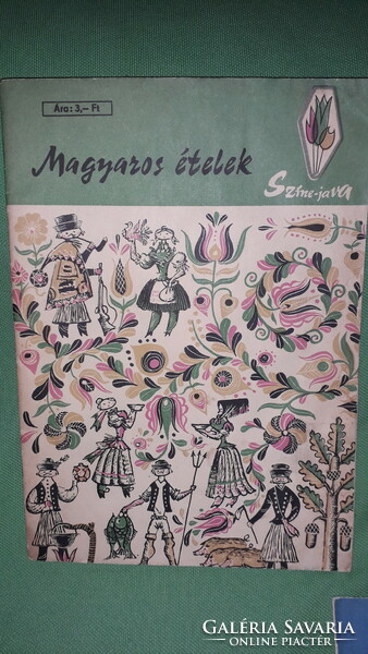 1967. József Venesz: Hungarian dishes - color - good booklet book according to the pictures minerva