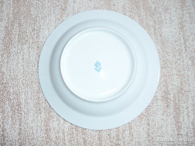 Retro Alföldi porcelain centrum varia sunburst deep plate with Alföldi porcelain mark