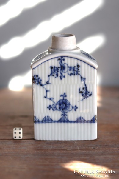 18th century royal copenhagen danish porcelain tea caddy