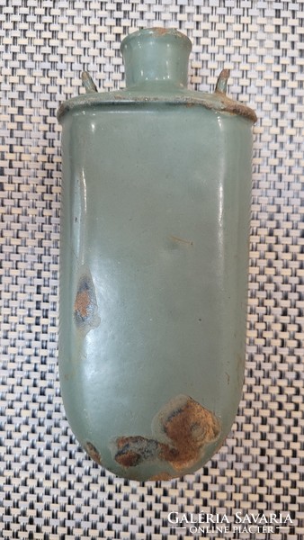 World War I military enamel water bottle. 1917 Austria.