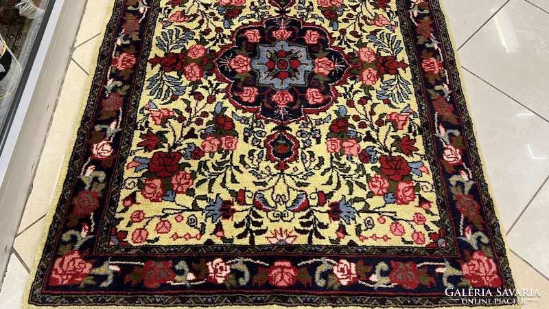 3442 KÜLÖNLEGES Iráni Bidjar kézi csomó gyapjú perzsa szőnyeg 108X135CM INGYEN FUTÁR
