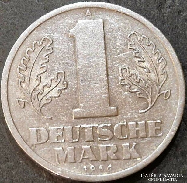 German Democratic Republic 1 mark, 1956.