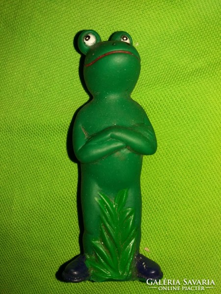 Retro traffic goods cute toy frog pair in one, 2 12 cm rubber figures in one, as shown in the pictures