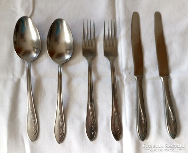 Retro cutlery for replacement + plastic cutlery holder for sale!