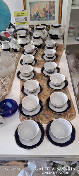 Zsolnay Pecs pompadour tea service is flawless