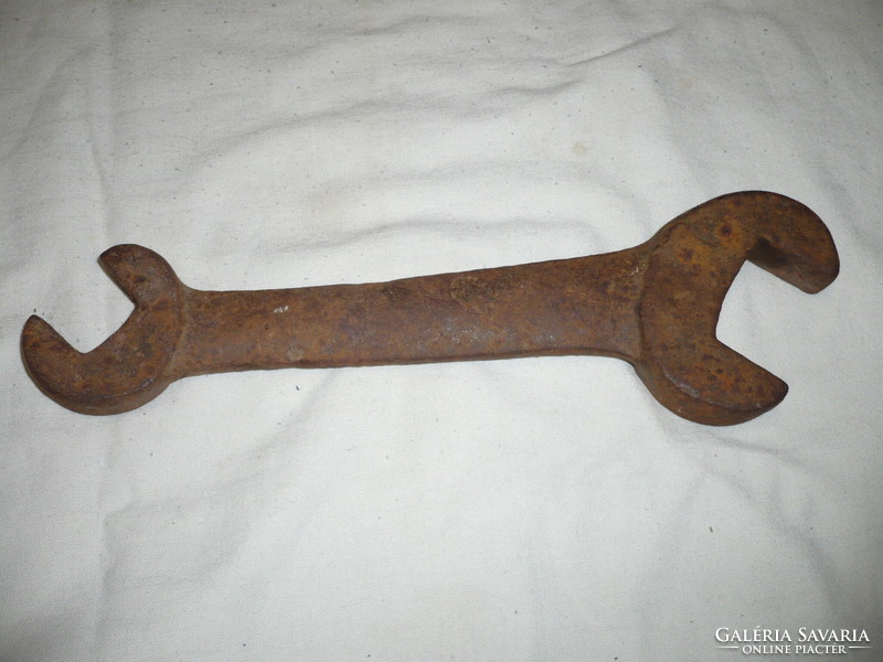 Antique large iron spanner